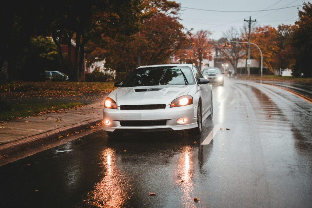 white vehicle during daytime