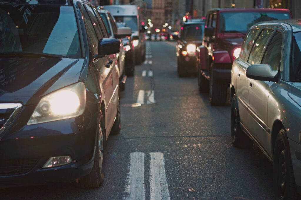 Houston police patrol lights on night street — Heights traffic stop incident